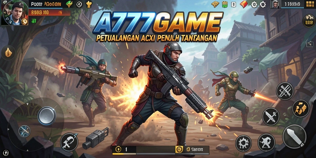 Tangkapan layar A777GAME menunjukkan intensitas aksi dalam permainan.