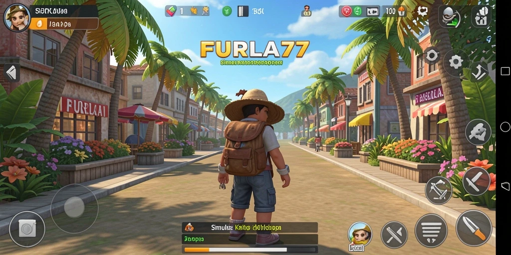 Tampilan menarik dari gameplay FURLA77 yang interaktif.