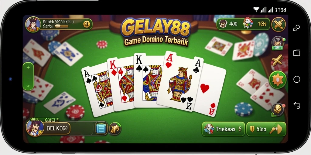 Tangkapan layar gameplay seru dari GELAY88, permainan Domino yang menarik.