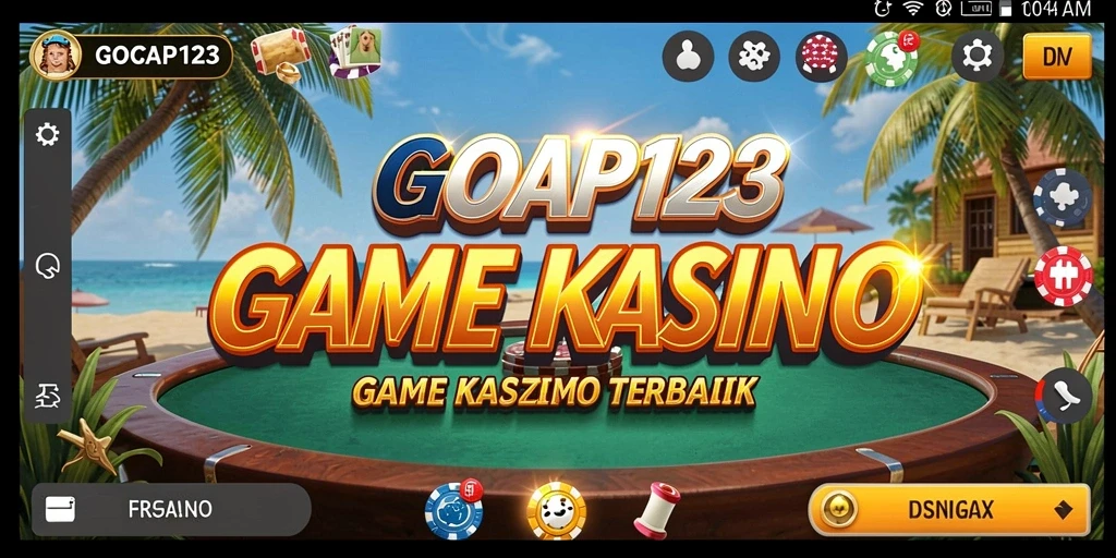 Tampilan gameplay GOCAP123 menampilkan keseruan permainan kasino yang mendebarkan.