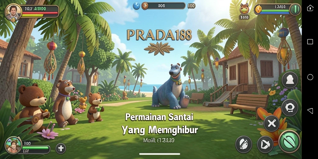 Tampilan menawan gameplay santai dalam PRADA188.