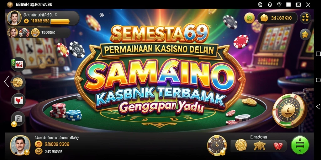 Screenshot gameplay SEMESTA69 menampilkan berbagai permainan kasino yang menarik.